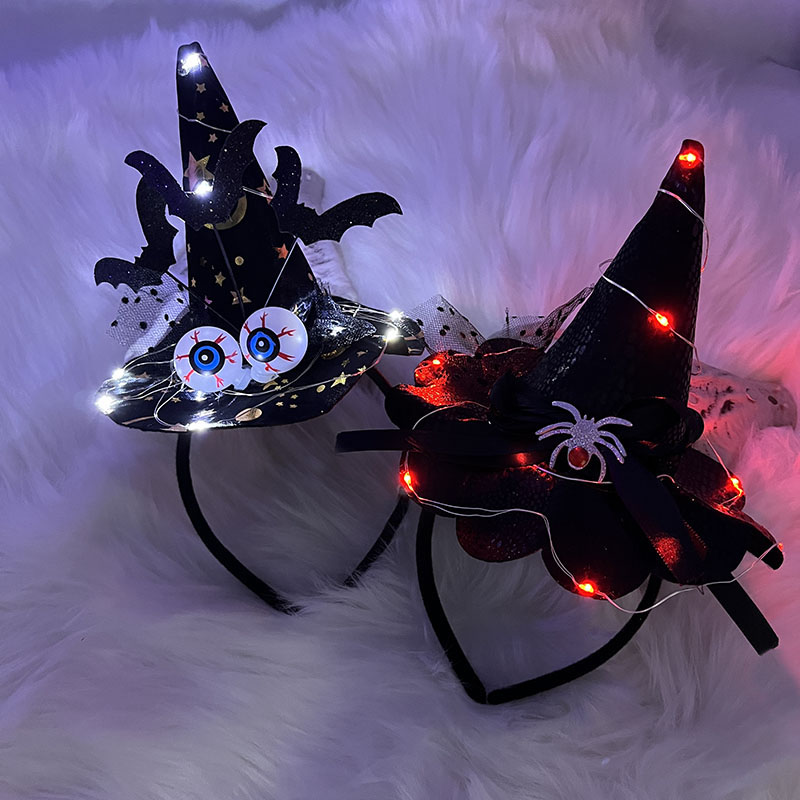 Women'S Fashion Hats - LED Hexenhut Stirnband Fledermaus Augapfel Stil