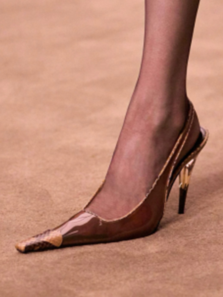 Women Fashion Show - 2026 Sommer Neue Transparente Quadratische Stiletto