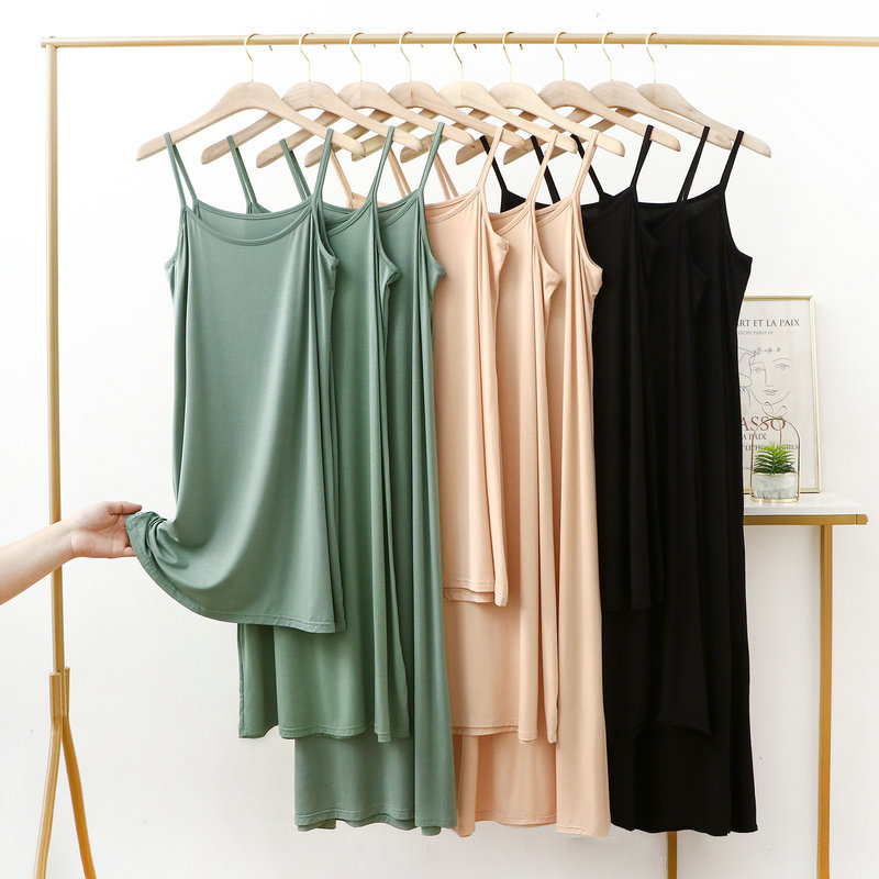 Belted Shirt Dress - Ärmelloses Modal-Hosenträgerkleid in Übergröße, Sommer-Weste mit