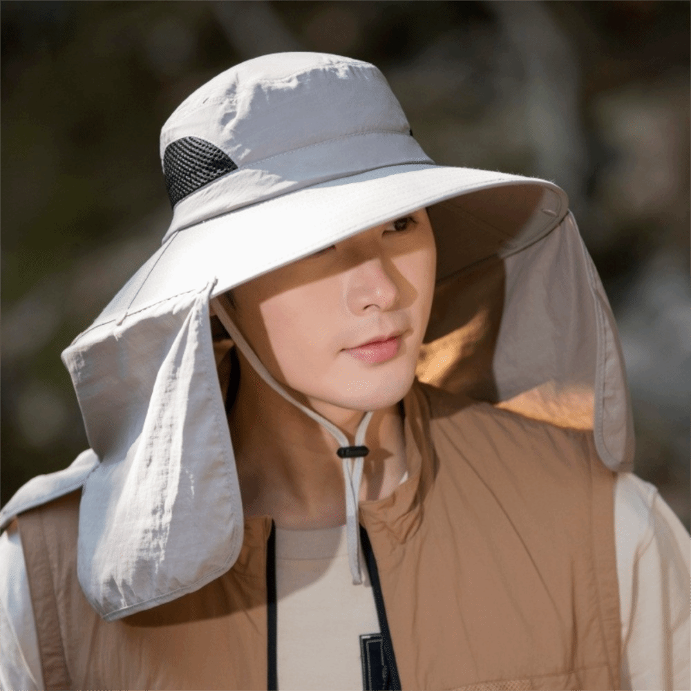Women'S Fashion Hats - Modischer Stoff-Sonnenhut für Herren mit großer