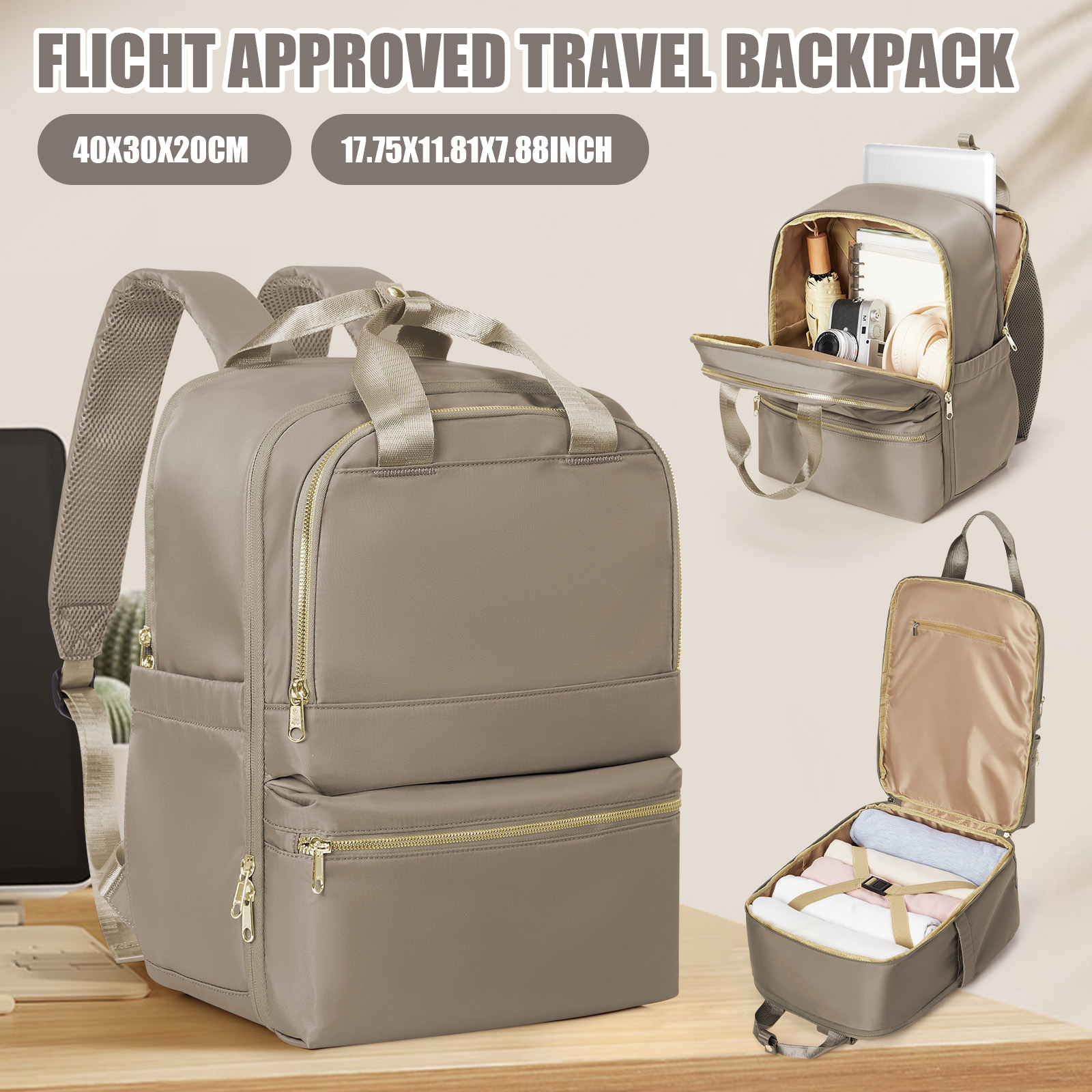 Women'S Fashion Backpack - Ryanair 40x30x20 Reiserucksack für Damen, Lehrer-Chefrucksack,