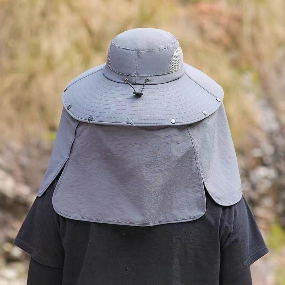 Bucket Hat Women - Abnehmbarer Stoff-Sonnenhut für Herren mit großer