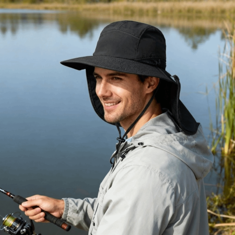 Bucket Hat Women - Sonnenhut mit breiter Krempe, Outdoor-Sonnenhut, verstellbar,