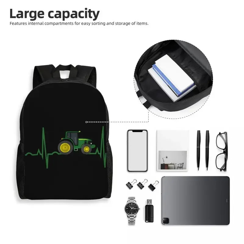 Traktor Herzschlag Laptop Ruck – Women'S Fashion Backpack Bewertung und Preis