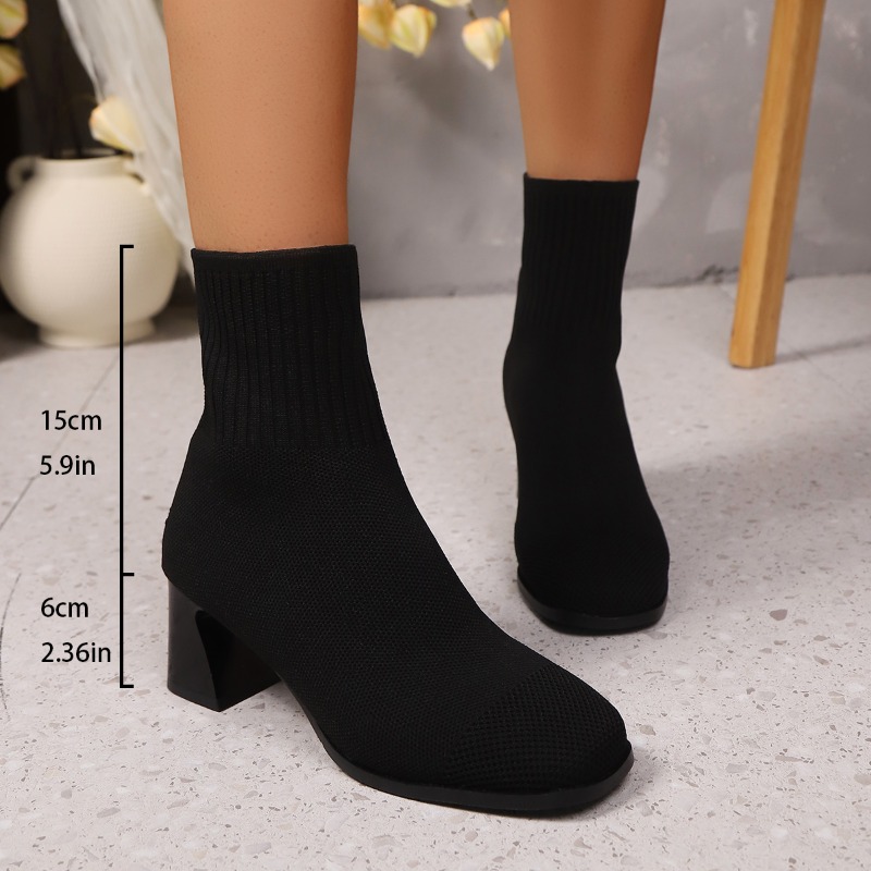 Damen Stiefeletten Strickabsat – Women Fashion Model Bewertung und Preis