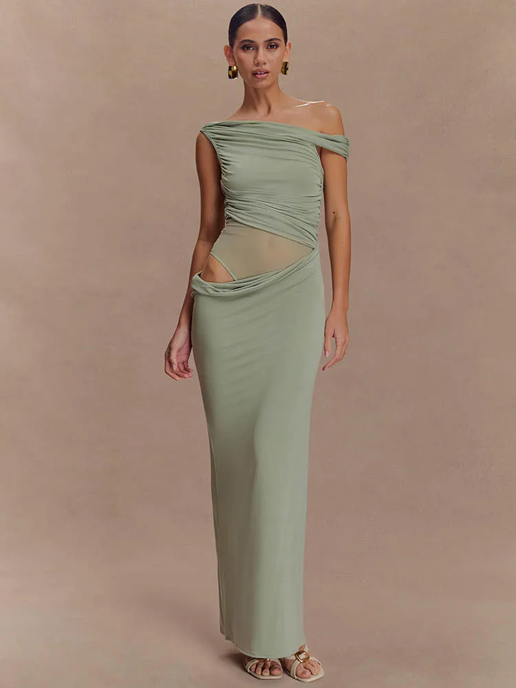 Eine Schulter Slinky Sexy Maxi – Women'S Fashion In 1920 Bewertung und Preis