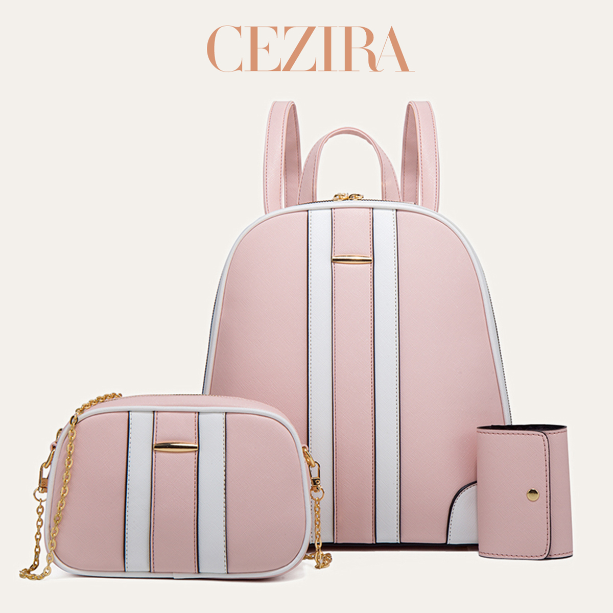 CR Fashion Gestreifter Patchwo – Women'S Fashion Backpack Bewertung und Preis