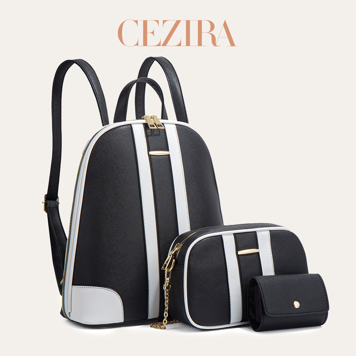 CR Fashion Gestreifter Patchwo – Women'S Fashion Backpack Bewertung und Preis