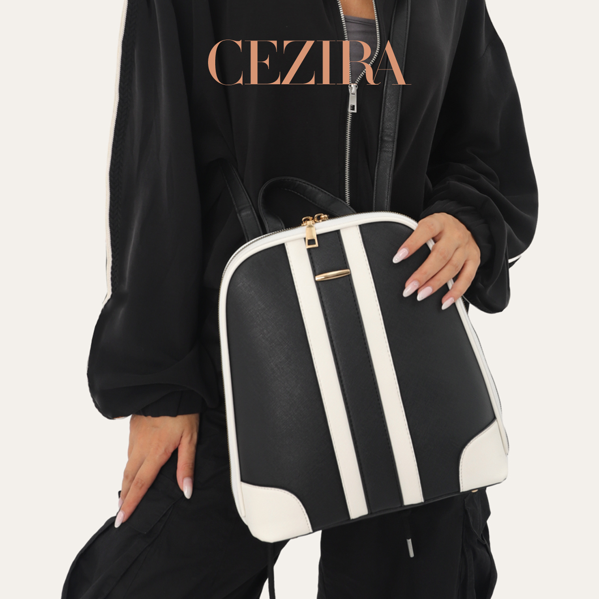 CR Fashion Gestreifter Patchwo – Women'S Fashion Backpack Bewertung und Preis