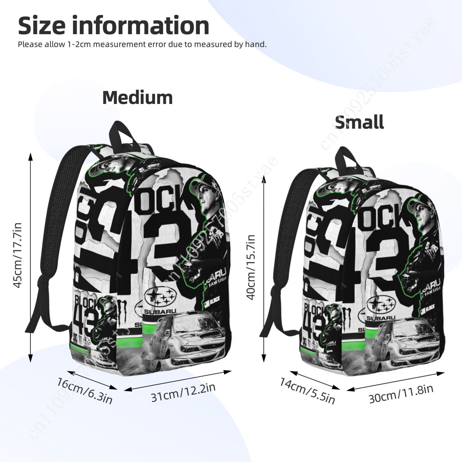 Ken Block 43 Custom Canvas Lei – Women'S Fashion Backpack Bewertung und Preis