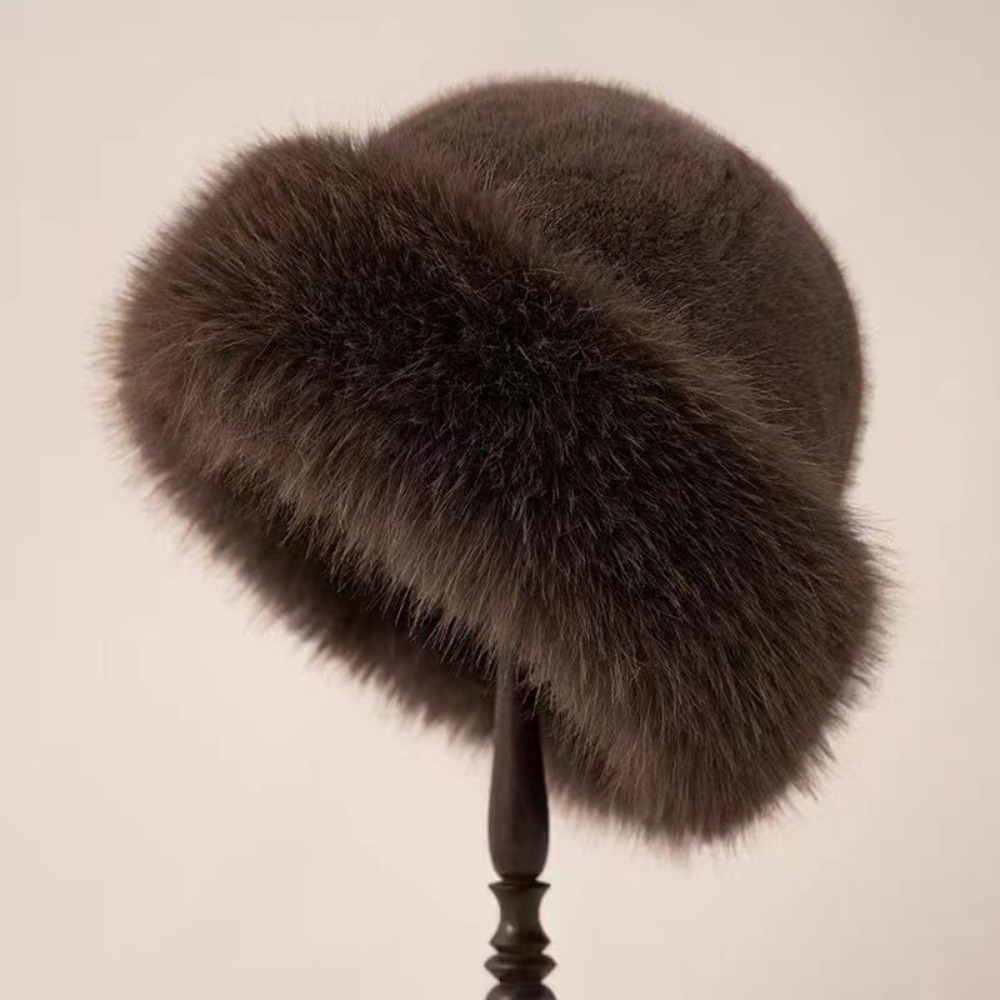 Neue Warme Flauschigen Fell Ei – Bucket Hat Women Bewertung und Preis